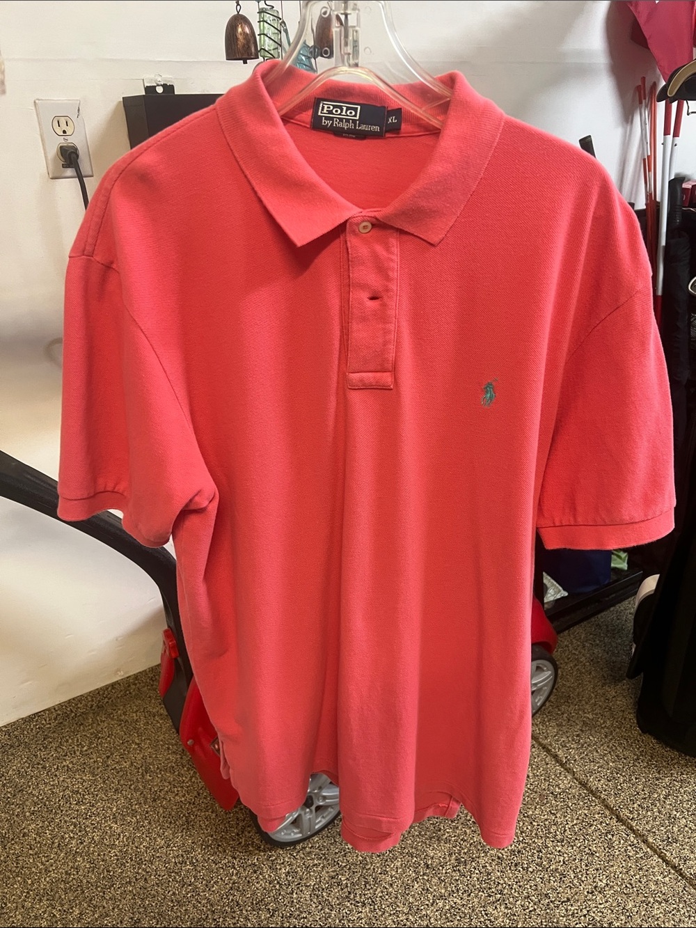 Polo by Ralph Lauren Men’s Coral  Polo Shirt